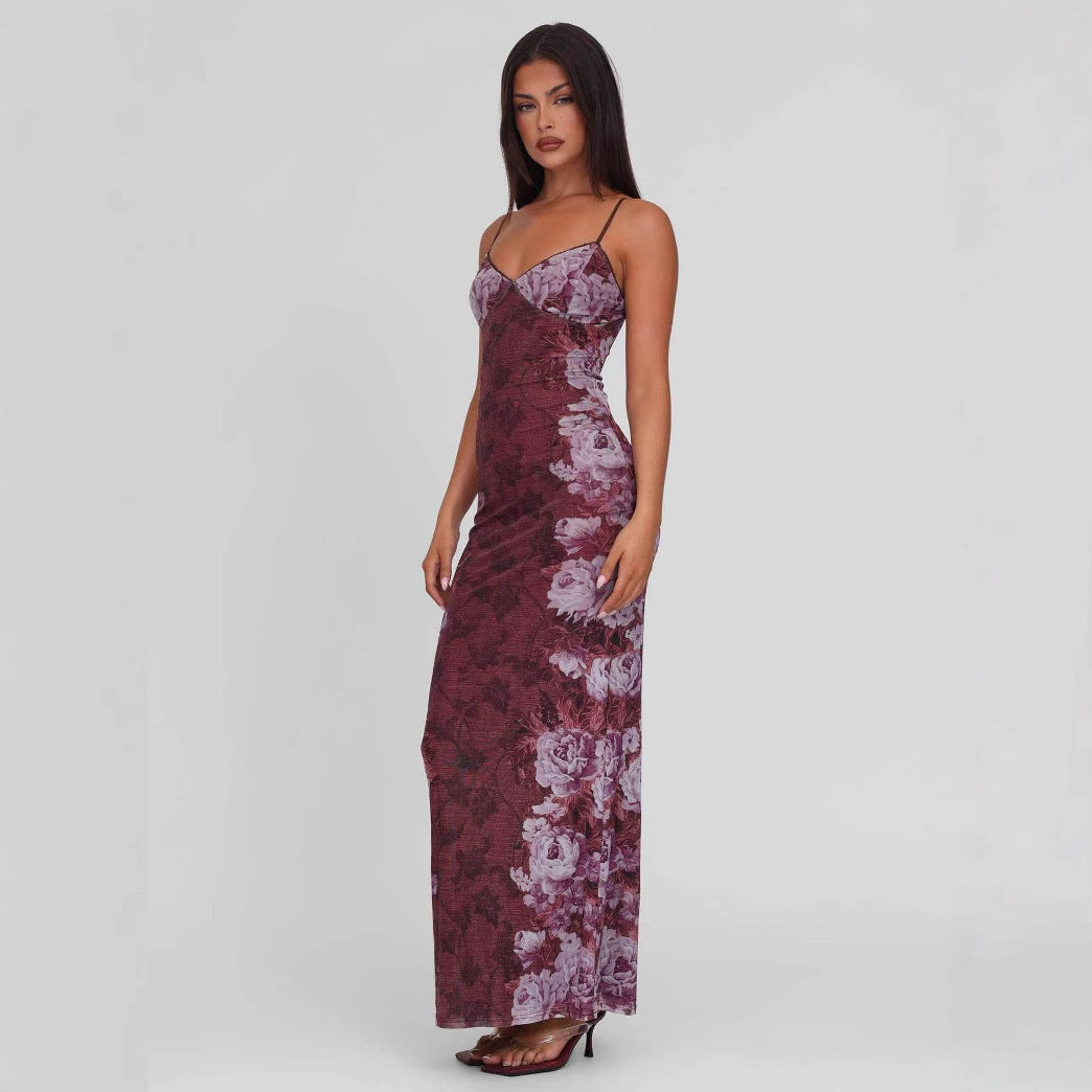 Rosé By The Bottle Maxi Dress