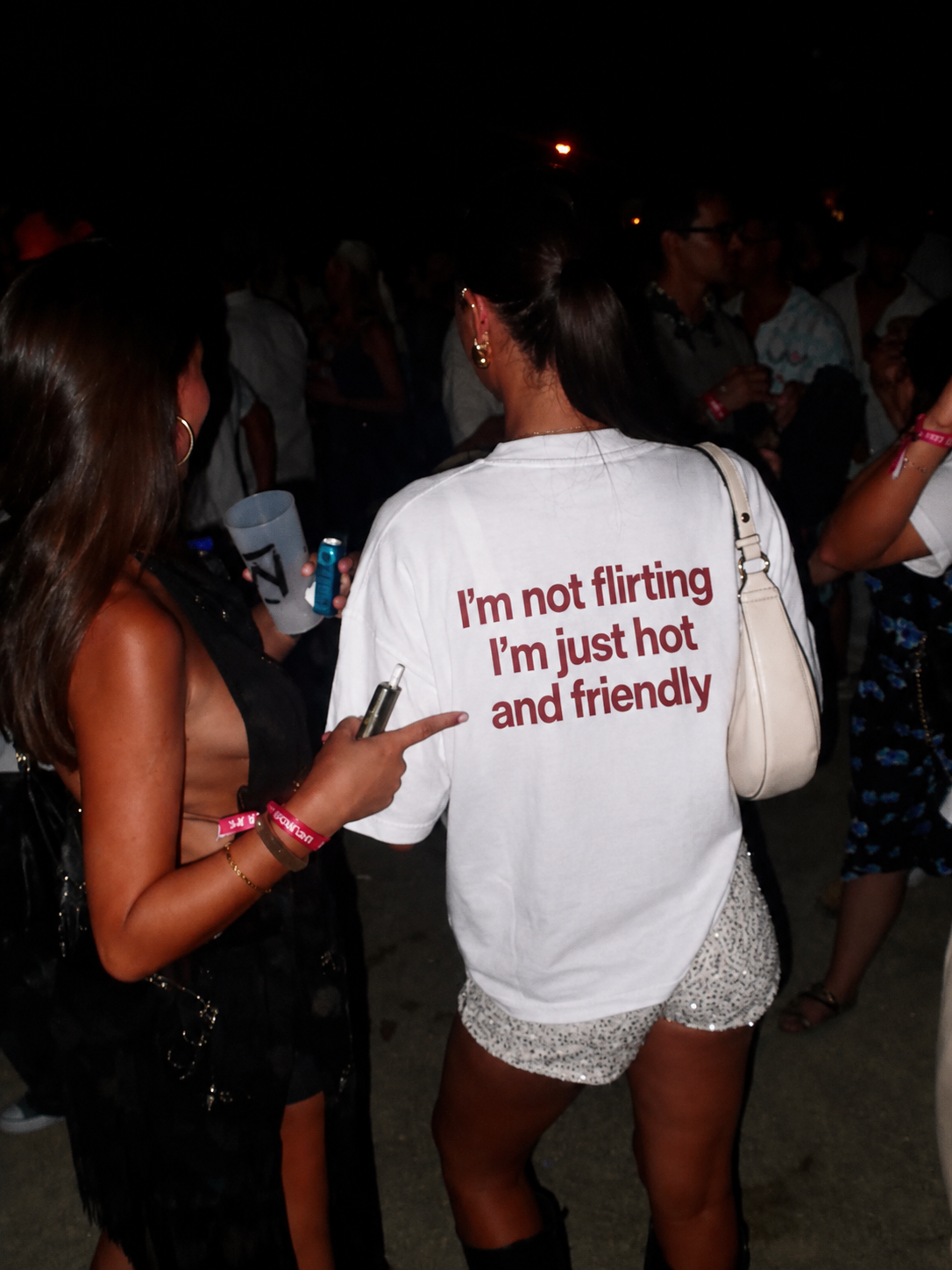 I'm not flirting i'm just hot and friendly