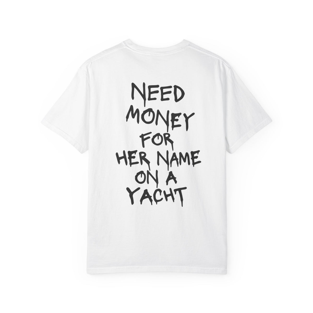 Need money for her name on a yacht