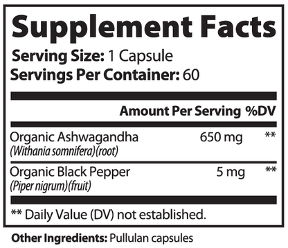 Ashwagandha Capsules (60)