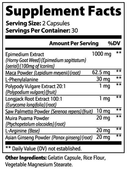 Horny Goat Weed Blend Capsules (60)