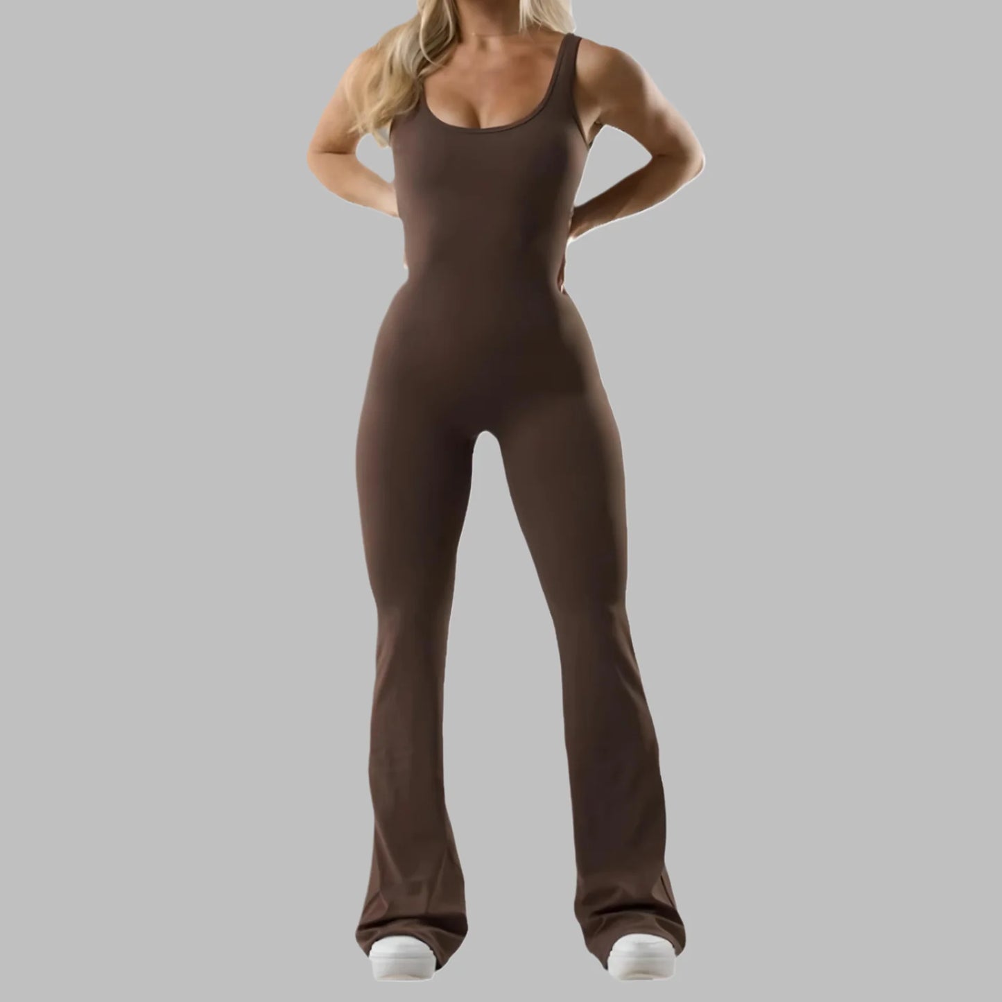 Silhouette Flared Jumpsuit