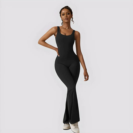 Silhouette Flared Jumpsuit