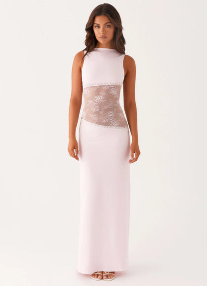 Waist Illusion Maxi Dress V2