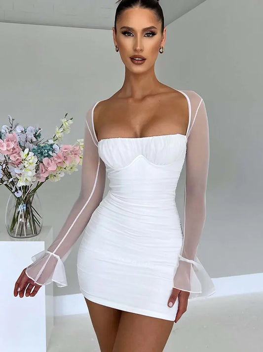 Backless Mini Dress