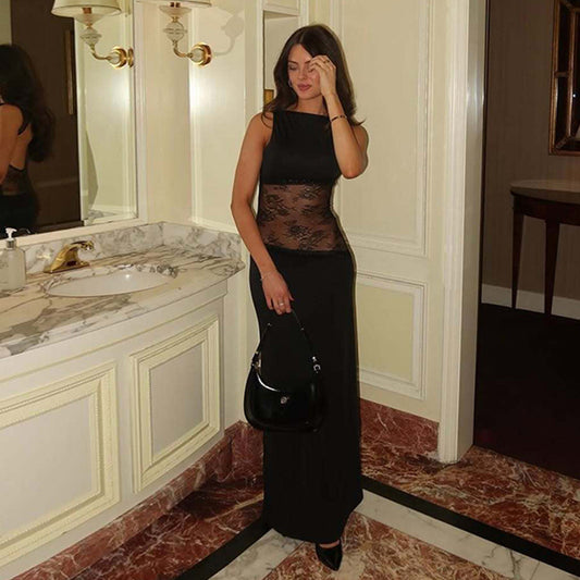 Waist Illusion Maxi Dress V2