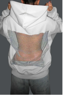 Diamond Mesh Hoodie