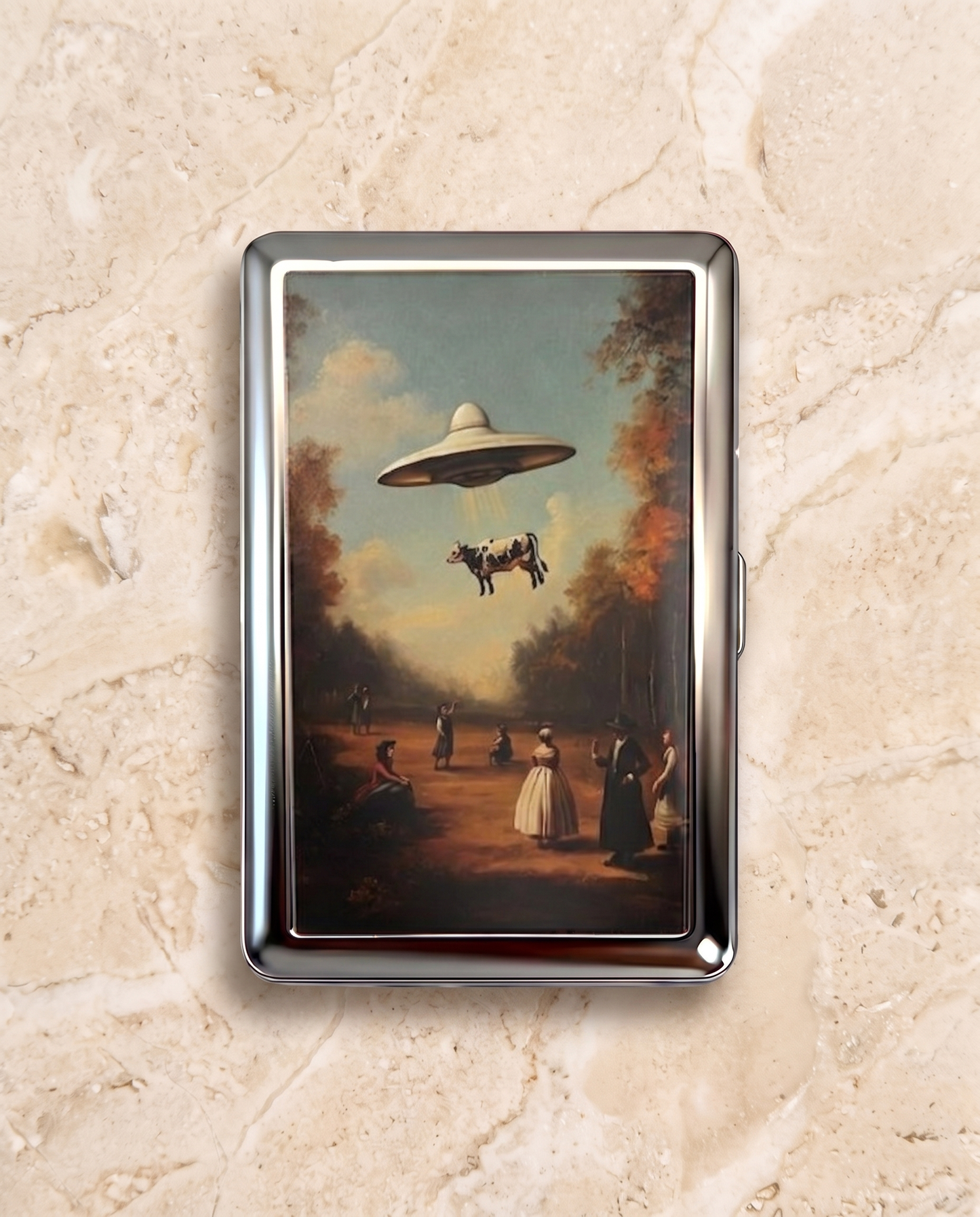 Vintage Metal Card Holder