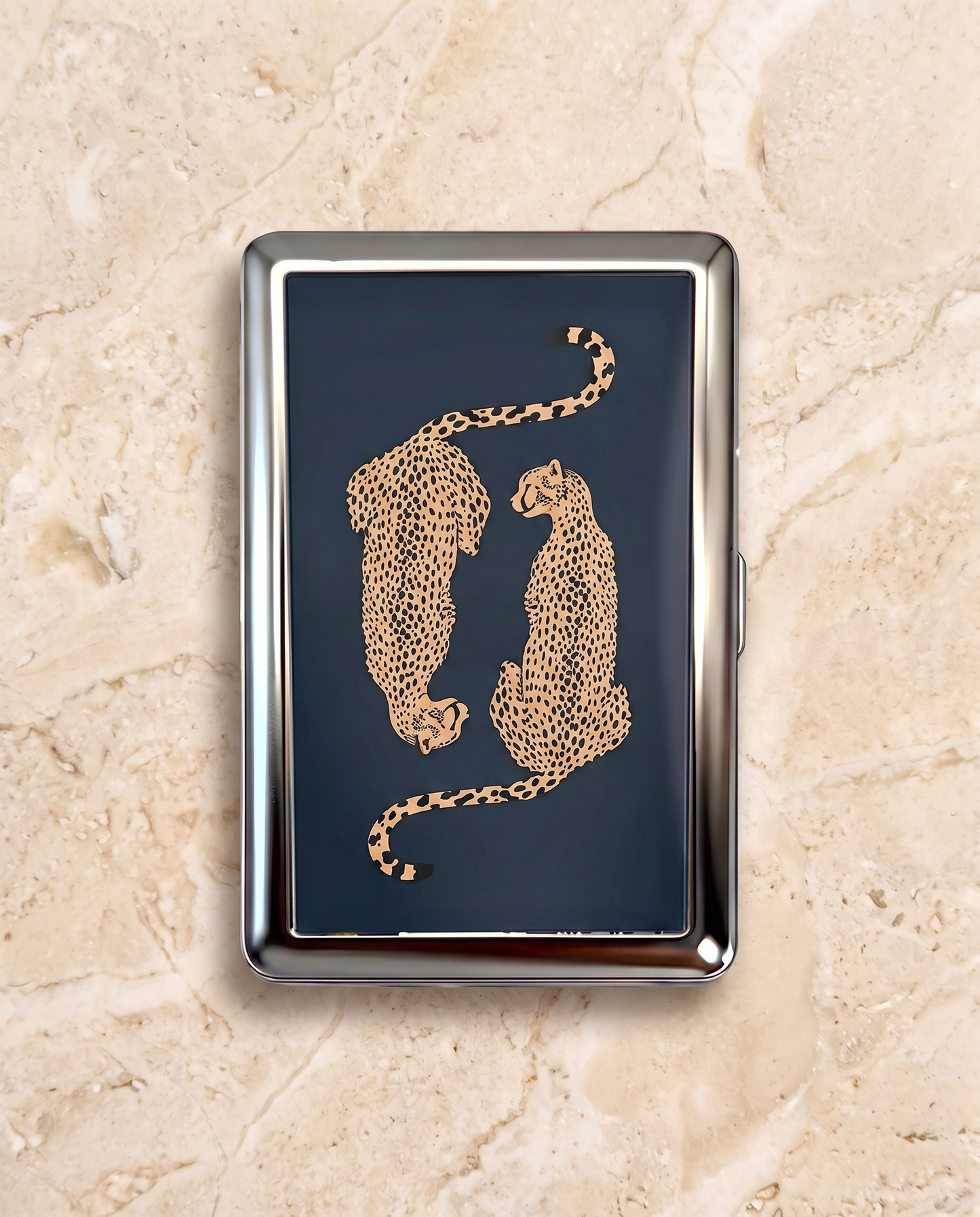 Vintage Metal Card Holder