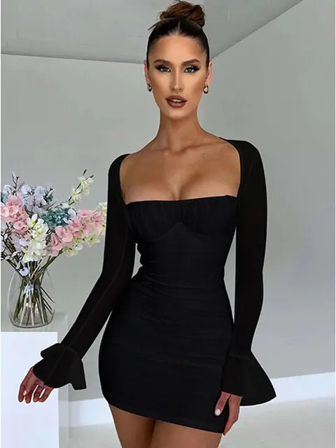 Backless Mini Dress