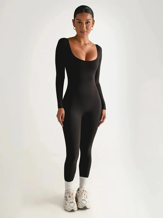 Snatching Long Sleeve Jumpsuit